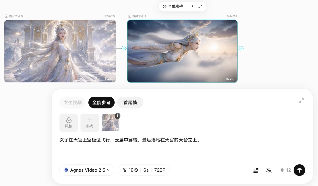 重磅!免费AI视频模型来了!做AI短剧终于不用花钱了! 7 飞行视频提示词
